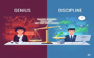 الانضباط أم الذكاء في التداول