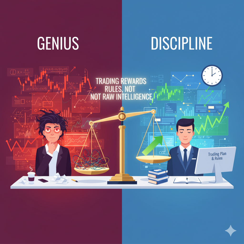 الانضباط أم الذكاء في التداول