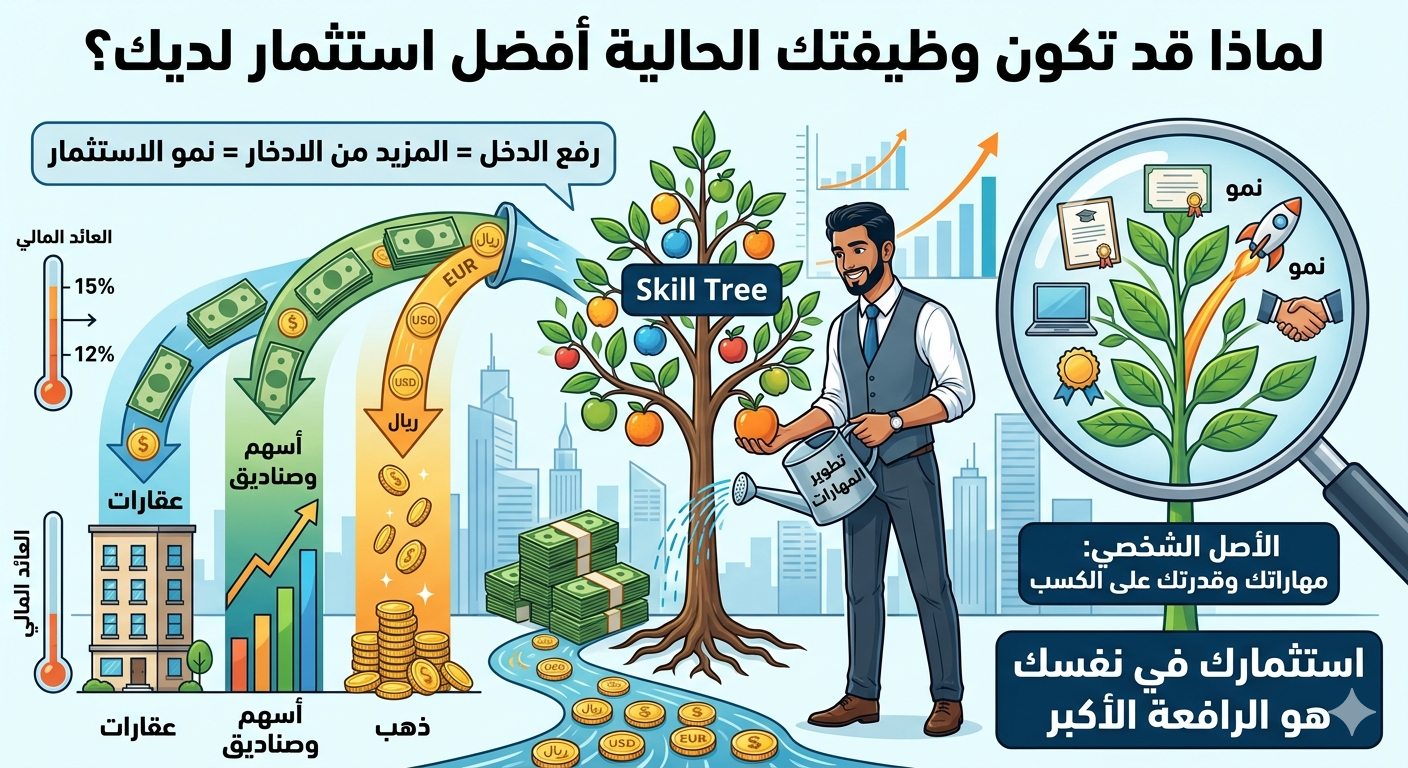لماذا قد تكون وظيفتك الحالية أفضل استثمار لديك؟